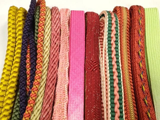 平和屋着物 和装小物 帯締め10本セット 手組紐 組紐 高麗組 金糸 めいくやまと さが美扱い zzz