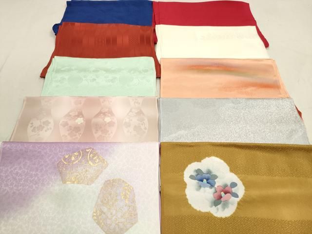 平和屋着物 和装小物 帯揚げ10枚セット 正絹 DAAZ1628xg
