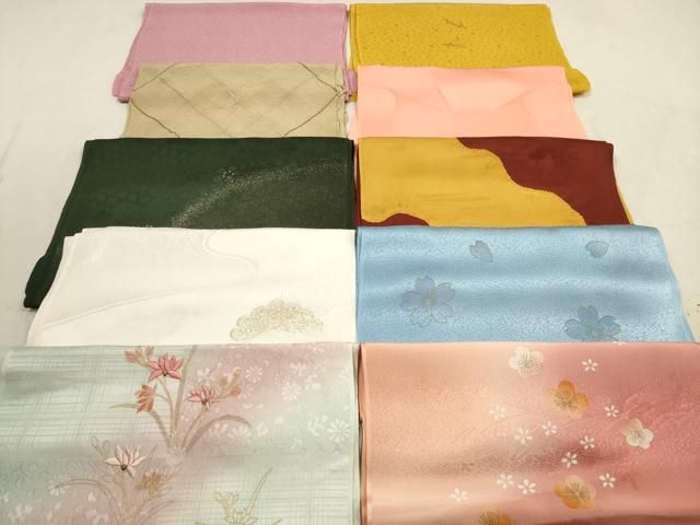 平和屋着物★和装小物　帯揚げ10枚セット　正絹　逸品　DAAZ1673xg 平和屋着物☆和装小物 帯揚げ10枚セット 正絹 逸品 DAAZ1673xg - メルカリ