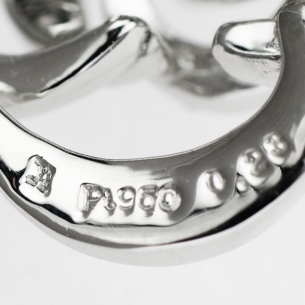 ヴァンドーム青山 Pt950/ Pt850 ダイヤモンド ペンダントネックレス