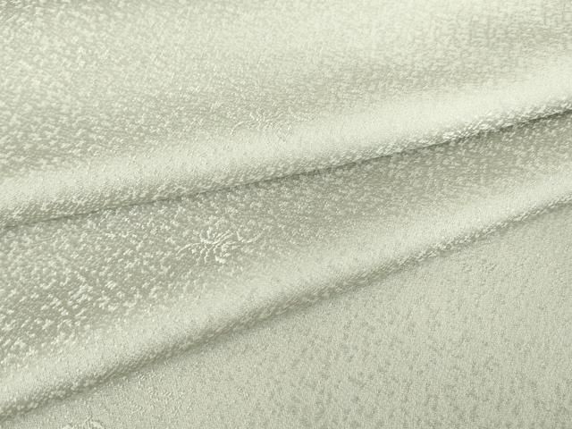 平和屋着物 上質な色無地 舞葉地紋 銀鼠色 正絹 az