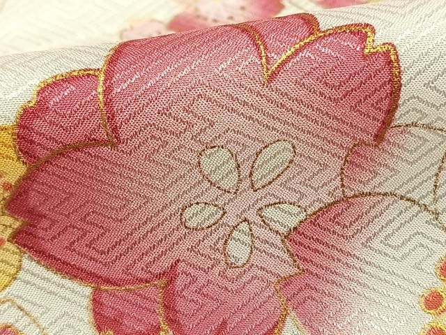 平和屋着物●小振袖　二尺袖　草花文　金彩　洗える着物　AABD0694fy 平和屋着物○小振袖 二尺袖 草花文 金彩 洗える着物 AABD0694fy - メルカリ