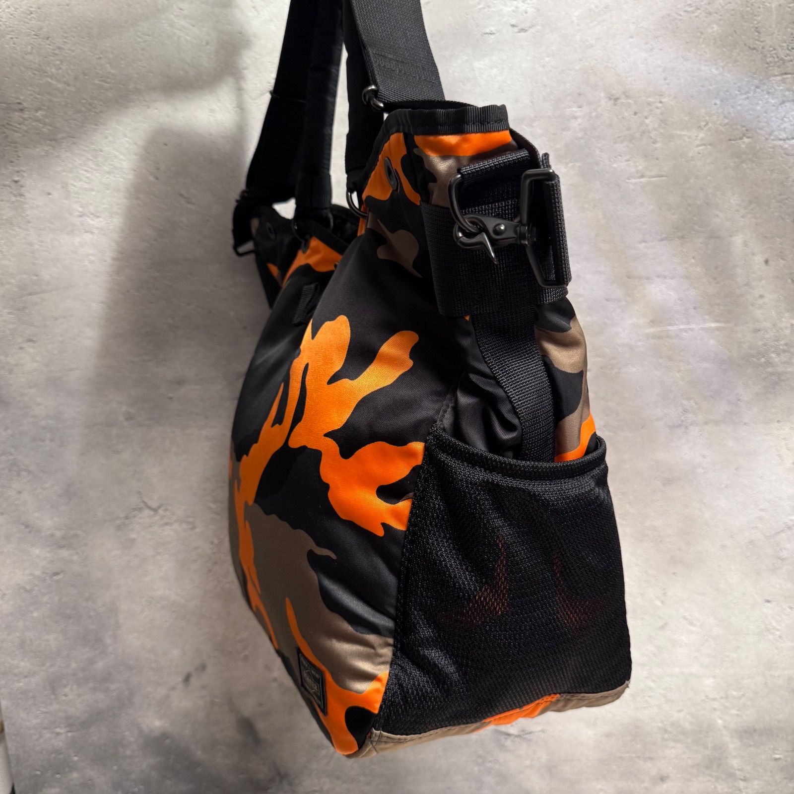 PORTER ポーター PS CAMO 2WAY TOTE カモフラ オレンジ 迷彩 トート