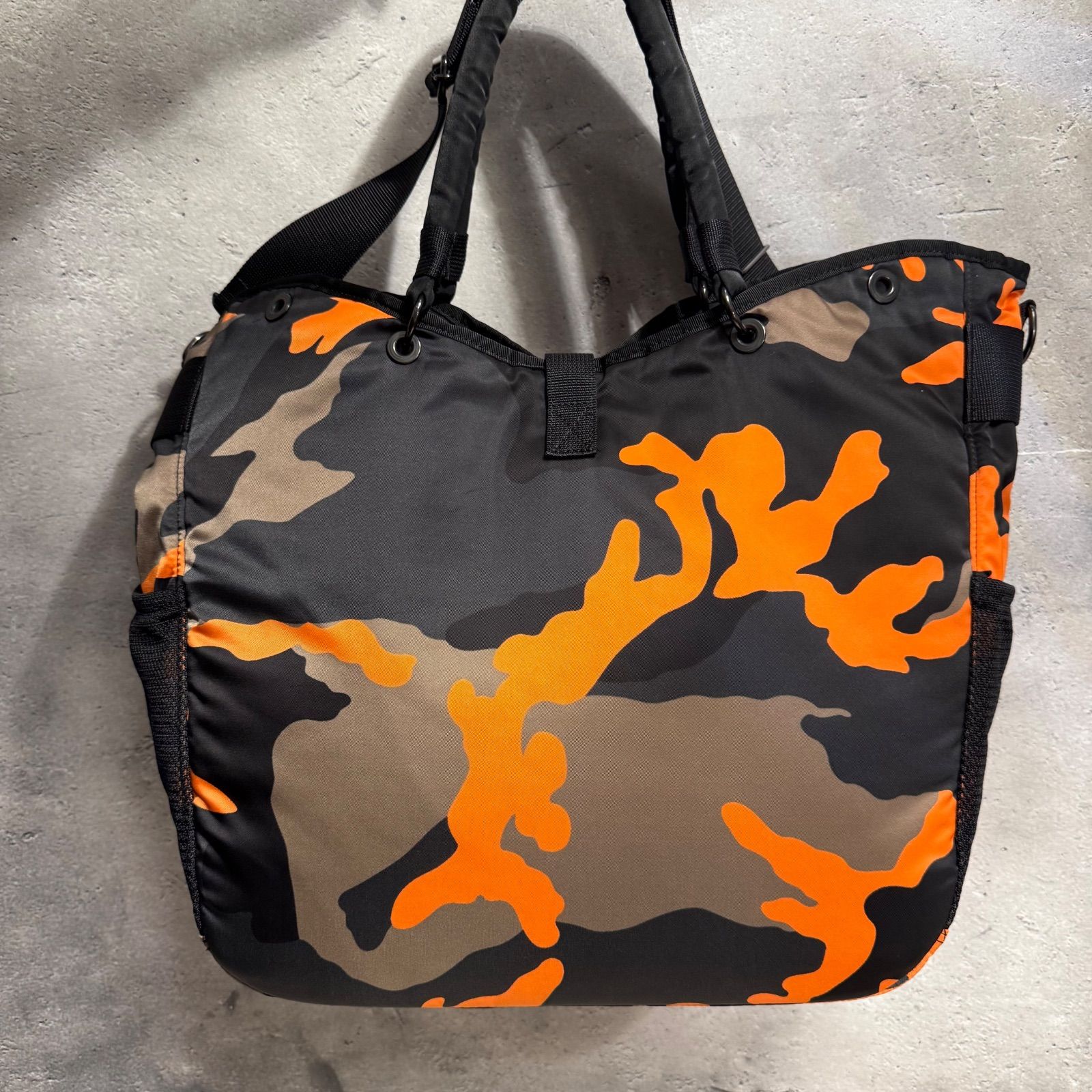 PORTER ポーター PS CAMO 2WAY TOTE カモフラ オレンジ 迷彩 トート