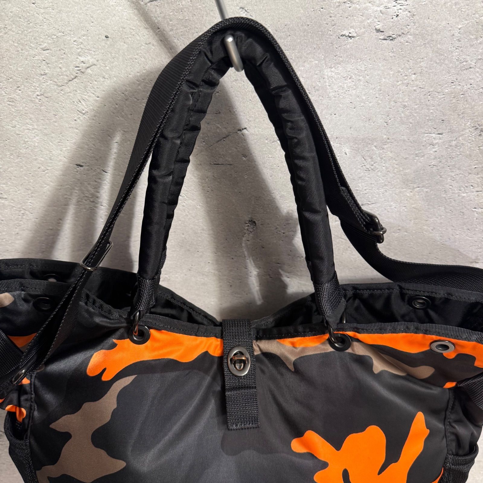 PORTER ポーター PS CAMO 2WAY TOTE カモフラ オレンジ 迷彩 トート