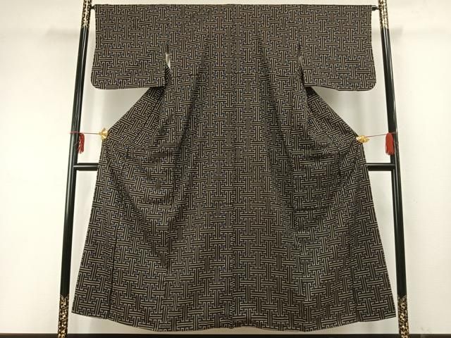 正絹　本場大島紬　龍郷　秋名バラ　着物（７９９） 平和屋着物○本場大島紬 龍郷絣 秋名バラ 正絹 逸品 AABD0737fy - メルカリ