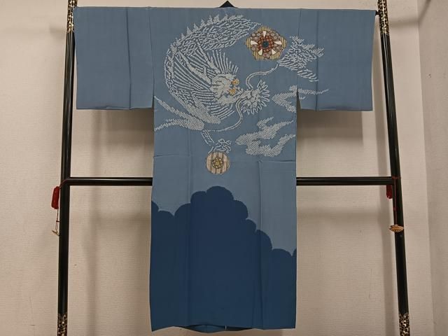 平和屋着物○男性 本場大島紬 アンサンブル 長襦袢(袷)セット 80亀甲