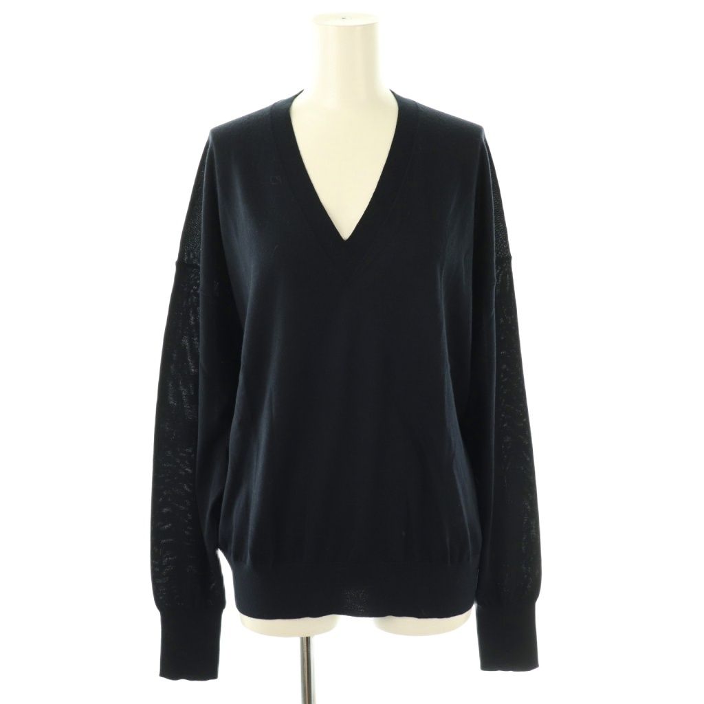 L'Appartement (アパルトモン) ★★ ③ 25080560710110 25SS WISH High Gauge V Neck Pullover レディース ネイビー FREE WISH High Gauge V Neck Pullover（ニット／セーター）｜L'Appartement