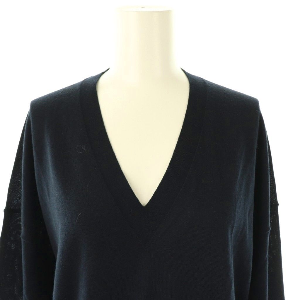 L'Appartement (アパルトモン) ★★ ③ 25080560710110 25SS WISH High Gauge V Neck Pullover レディース ネイビー FREE WISH High Gauge V Neck Pullover（ニット／セーター）｜L'Appartement