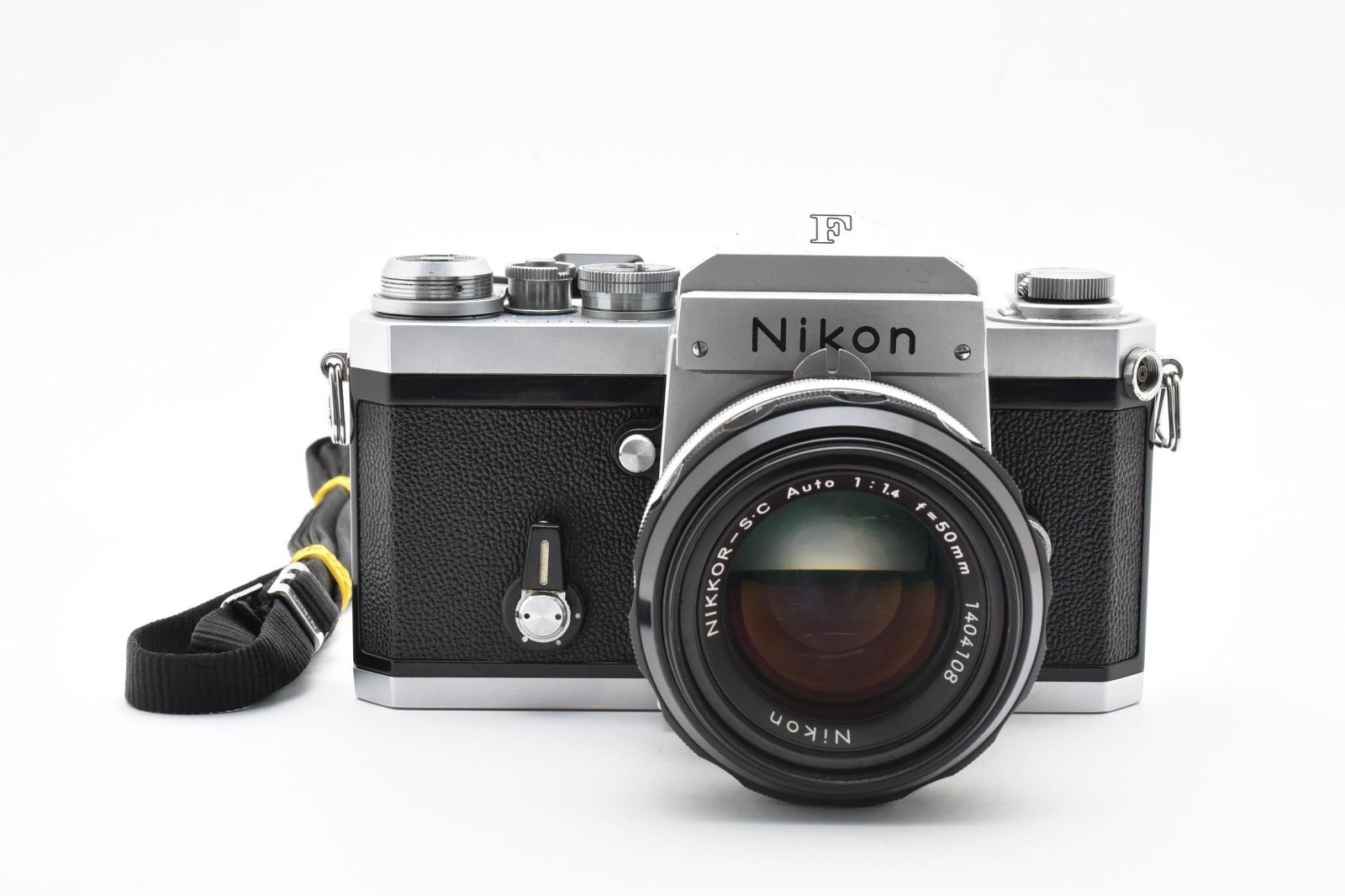 4563 ニコン Nikon F eye level 50 mm 1.4 フィルムカメラ