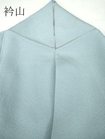  平和屋着物 本草木染作家 瑞寶 色無地 堅牢草木染 湖都の彩 浅縹色 反端付き 正絹 az 色無地 着物