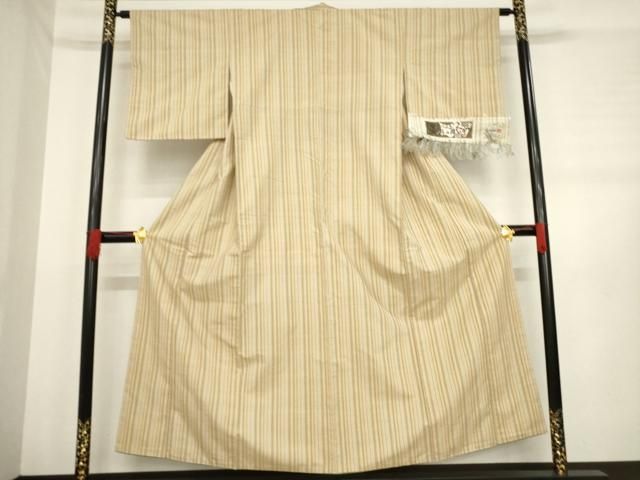 平和屋着物●上田紬　縞　証紙付き　正絹　逸品　AABD7622ck 平和屋着物○上田紬 縞 証紙付き 正絹 逸品 AABD7622ck - メルカリ