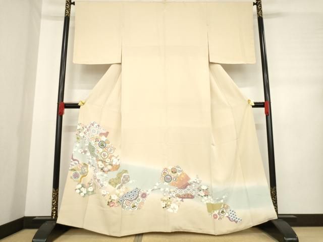 平和屋着物 豪華色留袖 友禅 吉祥文 金彩 正絹 ck