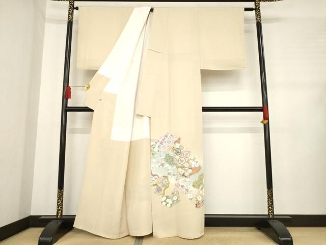 平和屋着物 豪華色留袖 友禅 吉祥文 金彩 正絹 ck