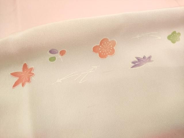  平和屋着物 長襦袢 無双仕立て 松葉 梅 楓 正絹 ck 長襦袢 長襦袢 半襦袢