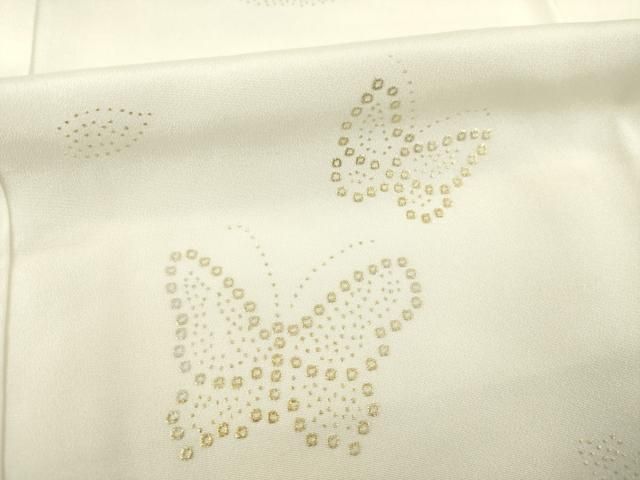 平和屋着物●長襦袢　袷　舞蝶文　金銀彩　正絹　逸品　AABD9377ck 平和屋着物○長襦袢 袷 舞蝶文 金銀彩 正絹 逸品 AABD9377ck - メルカリ