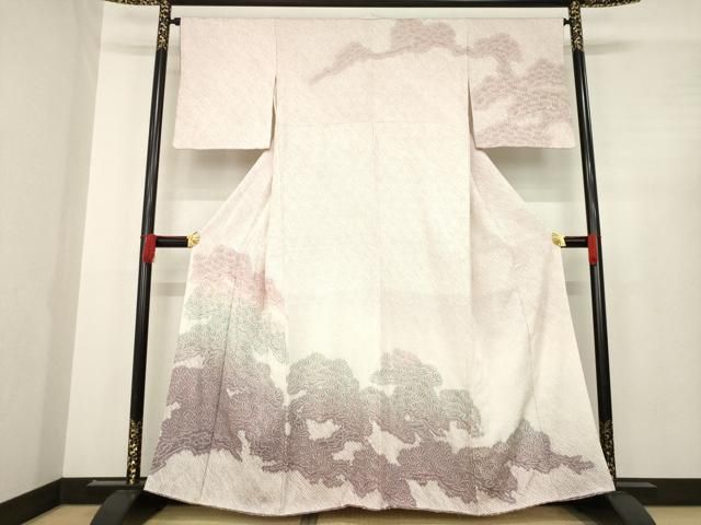 平和屋着物 訪問着 総絞り 松尽くし 正絹 ck