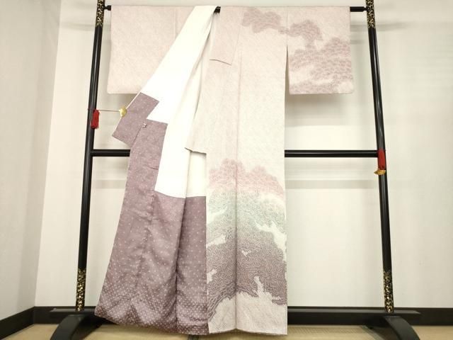 平和屋着物 訪問着 総絞り 松尽くし 正絹 ck