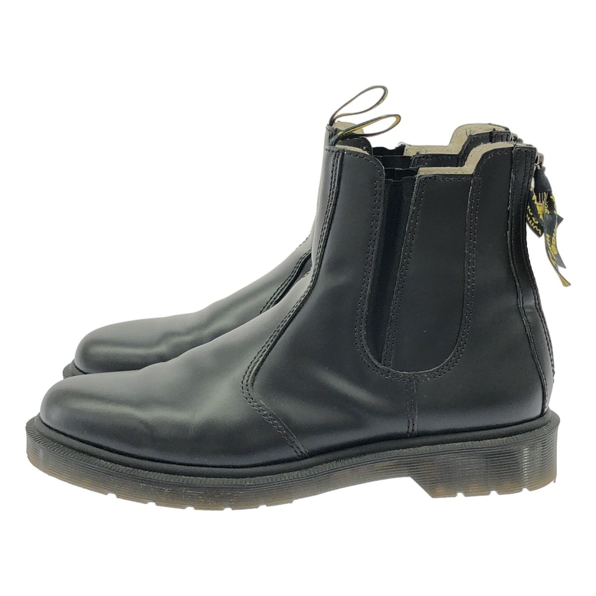 Y s Dr Martens ワイズ ドクターマーチン サイドゴアレザーブーツ ブラック UK 8