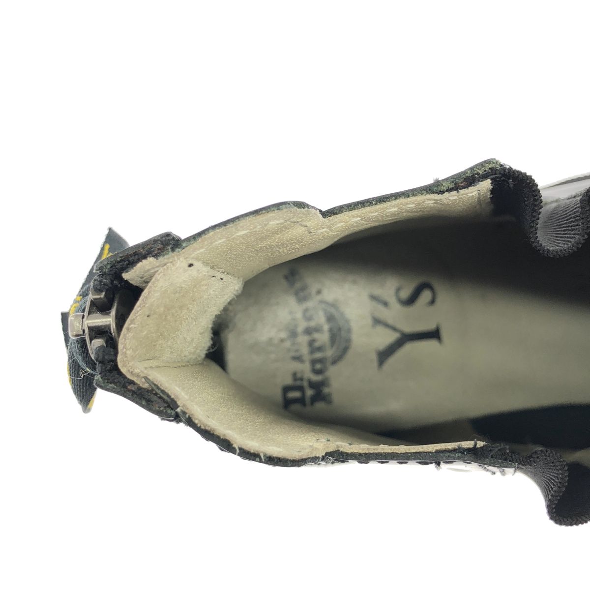  Y s Dr Martens ワイズ ドクターマーチン サイドゴアレザーブーツ ブラック UK 8 その他 ブーツ 革靴