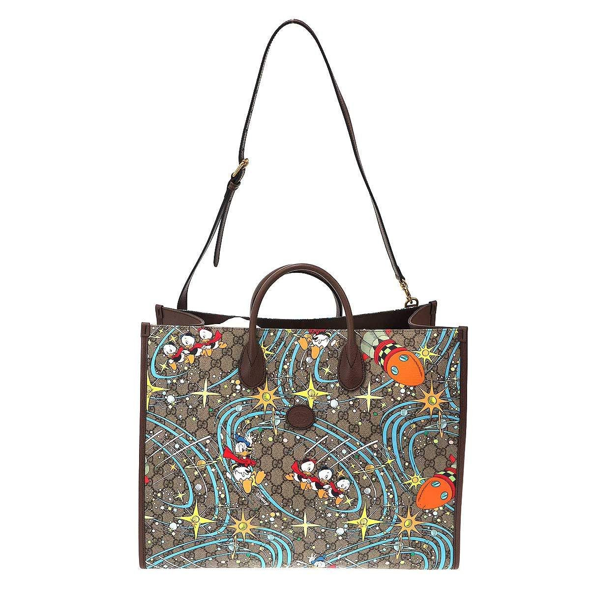 GUCCI×Disney グッチ×ディズニー GGスプリーム ドナルド ダック 2WAY 