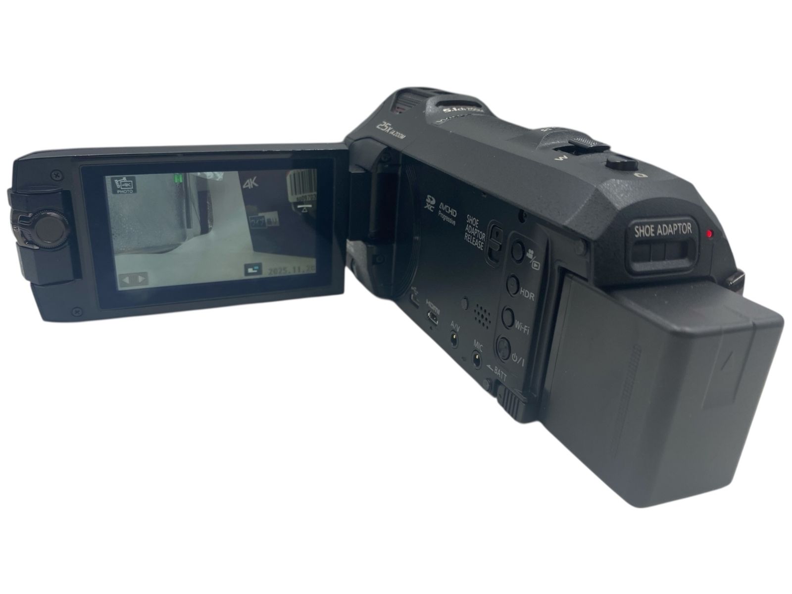 Panasonic パナソニック HC-WX990M ビデオカメラ 動作OK Amazon.co.jp: パナソニック デジタル4Kビデオカメラ WX990M 64GB