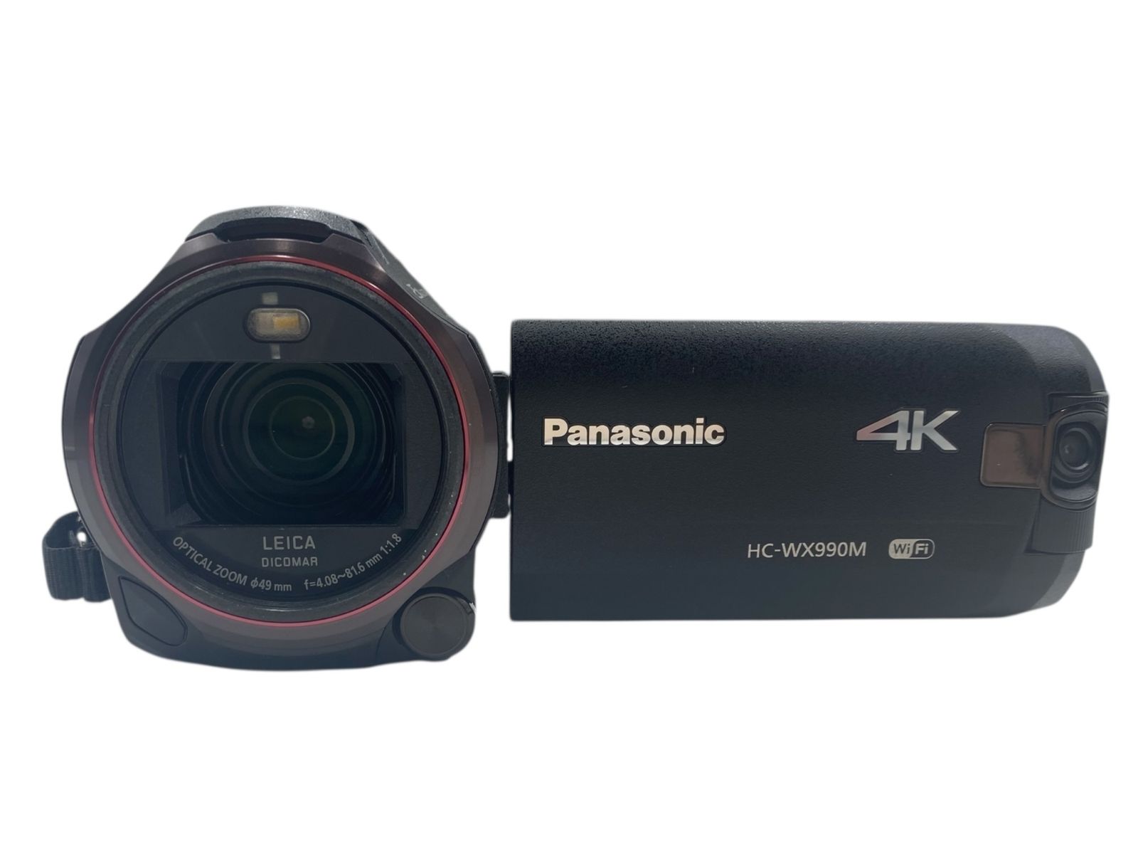 □Panasonic HC-WX990M 4K ビデオカメラ 電源OK レンズ良好 ズーム正常
