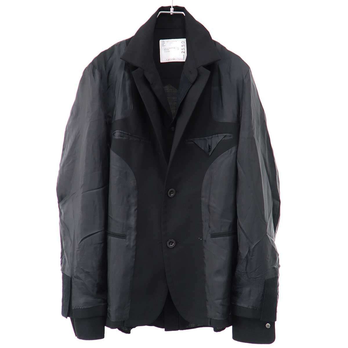 sacai サカイ 21AW Suiting Jacket スーチングシャツジャケット 21