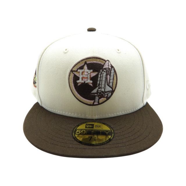 NEW ERA HOUSTON ASTROS APOLLO 11 59FIFTY CAP WHITE/BROWN サイズ7-5