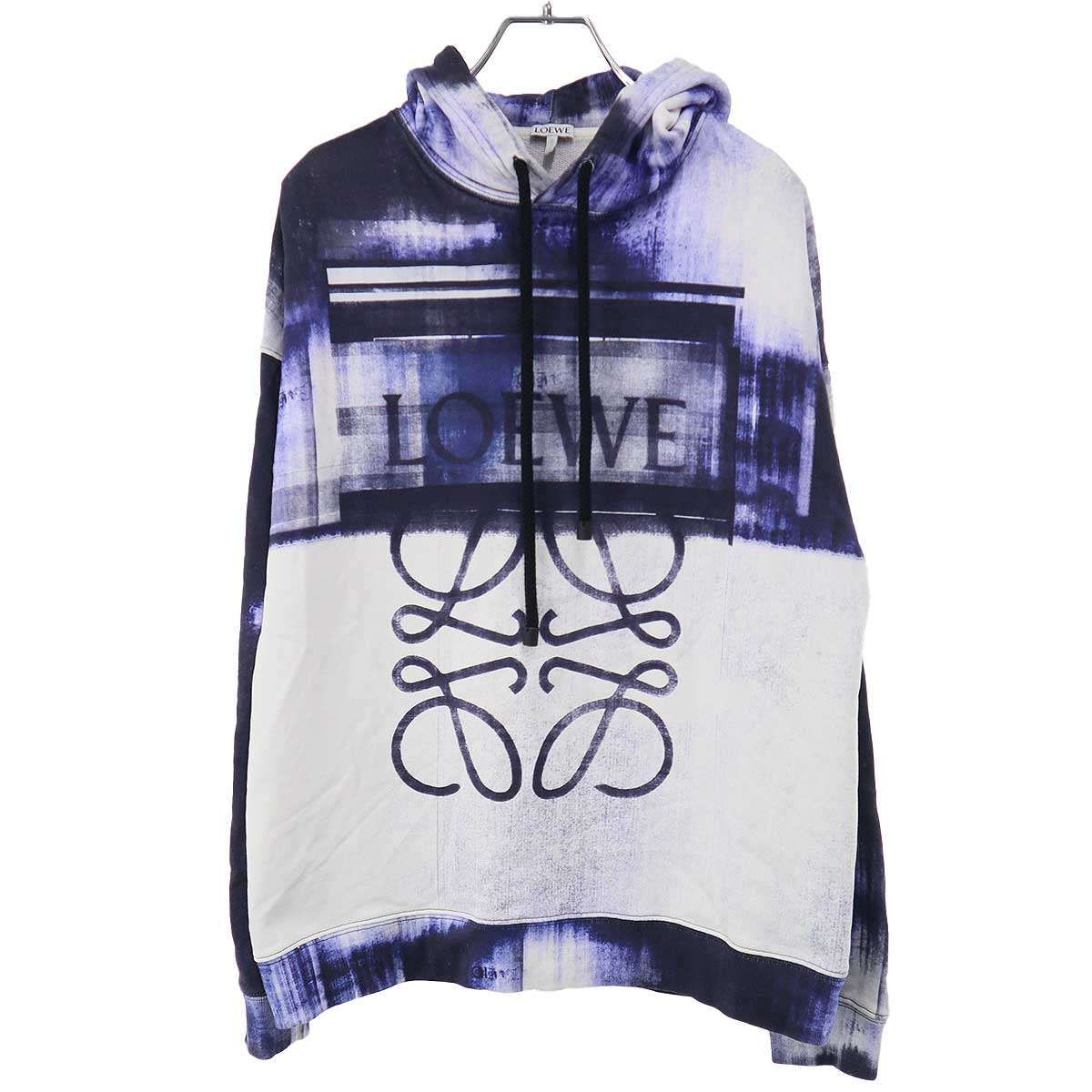LOEWE ロエベ フォトコピーアナグラム パーカー H526Y25X13 ネイビー