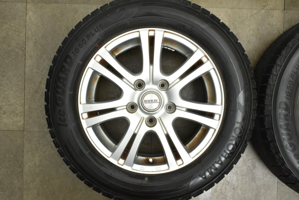  交換用に 15 in 6 J 53 PCD 114 3 ヨコハマ アイスガード iG 50プラス 195 65 R ノア ヴォクシー ステップワゴン 15インチ タイヤ ホイールセット