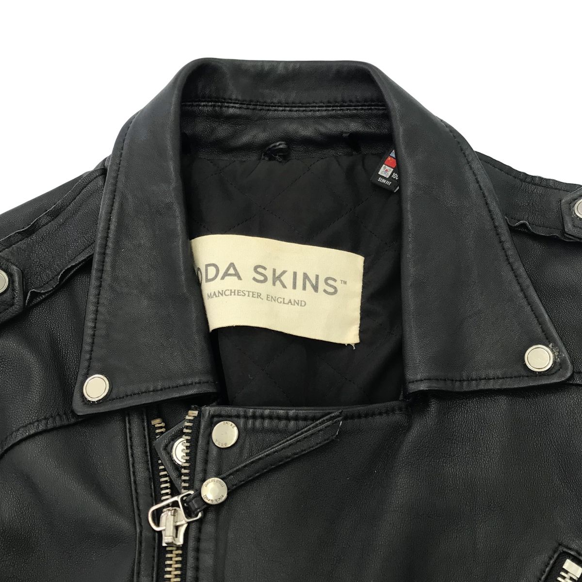 BODA SKINS ボダスキンズ ダブルレザーライダースジャケット ブラック