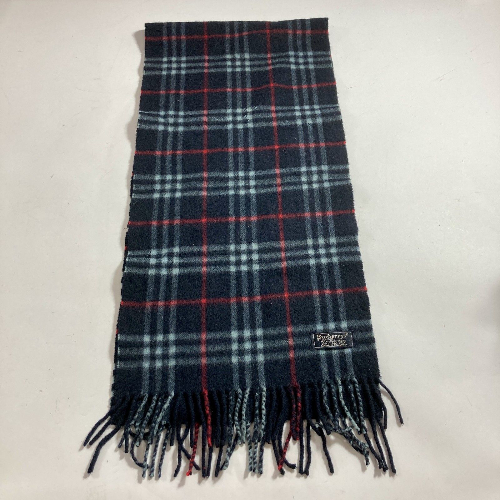 ☆ BURBERRY バーバリー マフラー ノバチェック カシミヤ 100