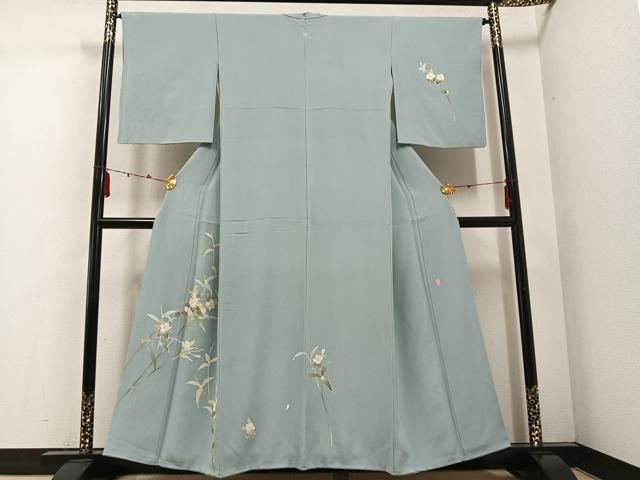 平和屋着物 本加賀友禅作家 南克治 訪問着 枝花文 正絹 ph