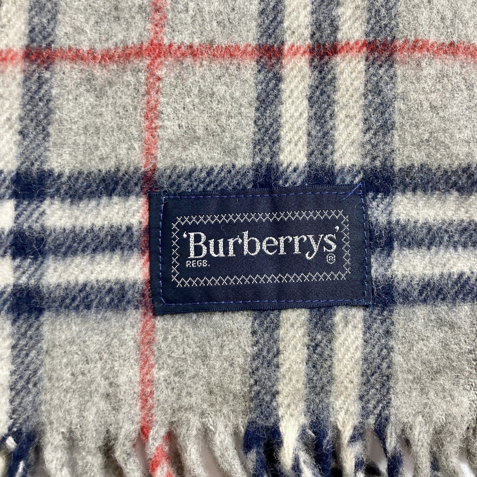 ☆ Burberrys バーバリーズ ノバチェック柄 チェック柄 グレー 騎士