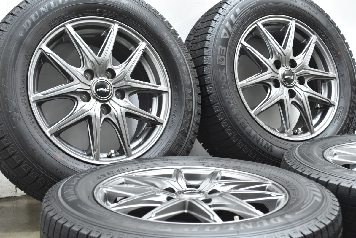 バリ溝 シビラ 16 in 6 5 J 39 PCD 114 3 ダンロップ ウィンターマックス03 205 65 R アルファード ヤリスクロス エスティマ
