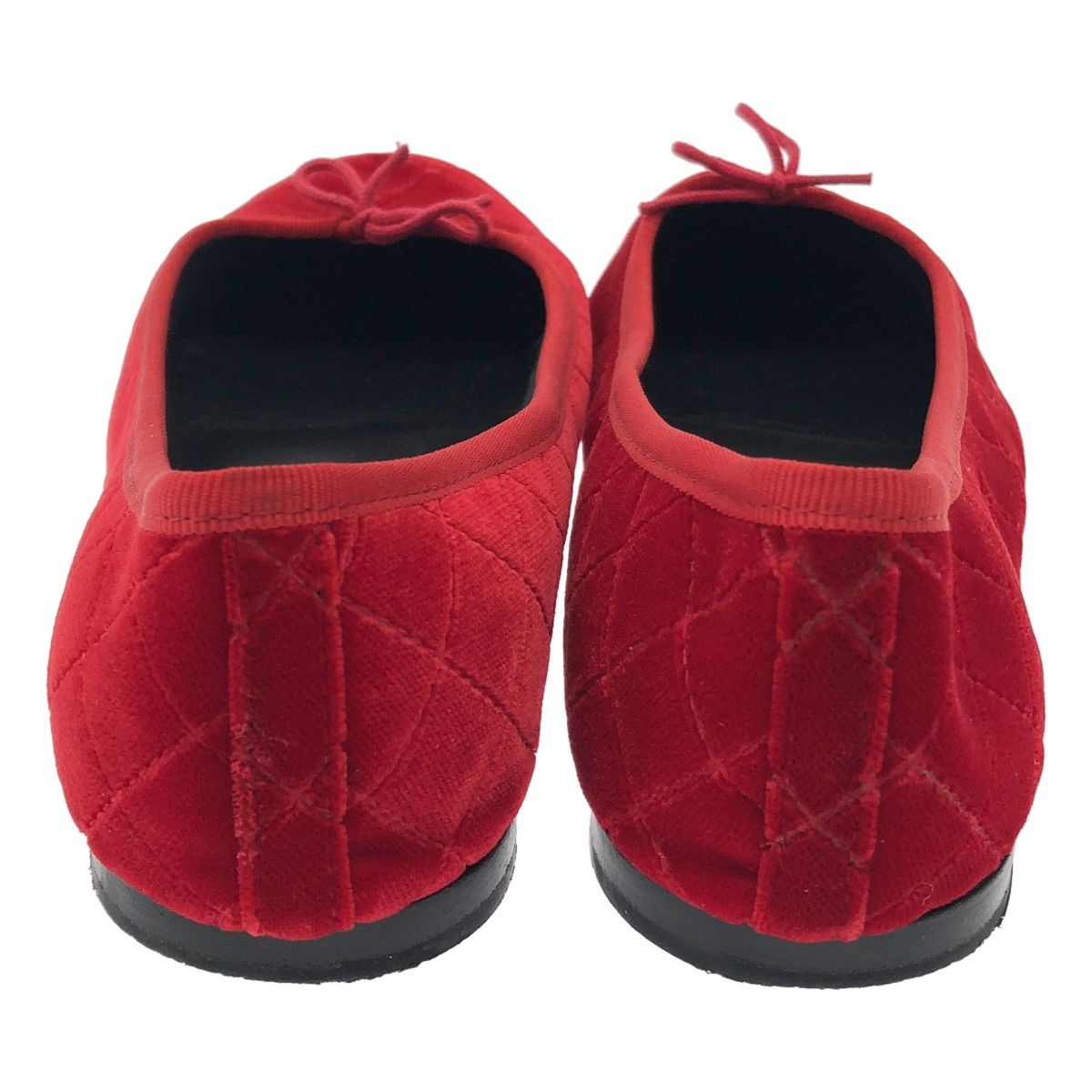 Repetto レペット CENDRILLON ベロアキルティングバレエシューズ 51184