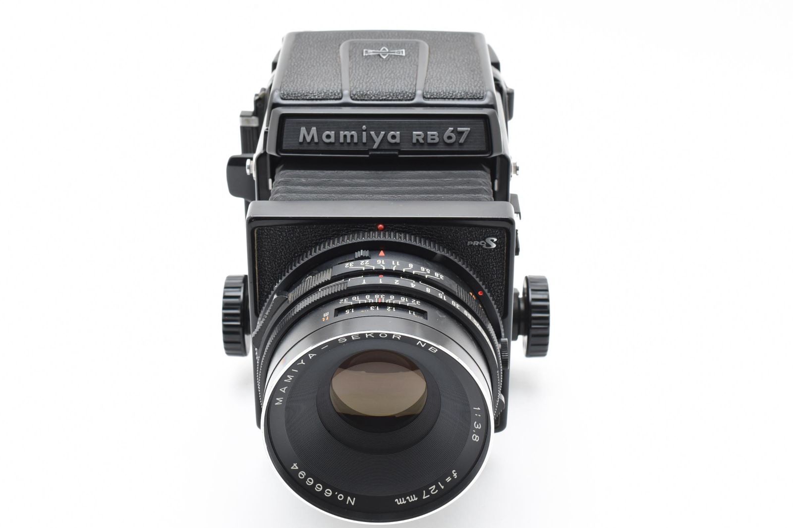 4564 マミヤ Mamiya RB67 PRO S SEKOR NB f3.8 127mm 120 6x8 Back