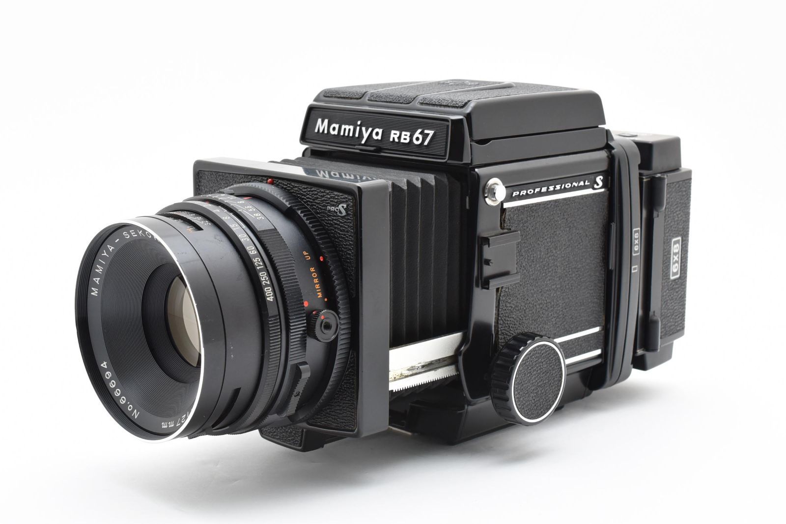 4564 マミヤ Mamiya RB67 PRO S SEKOR NB f3.8 127mm 120 6x8 Back