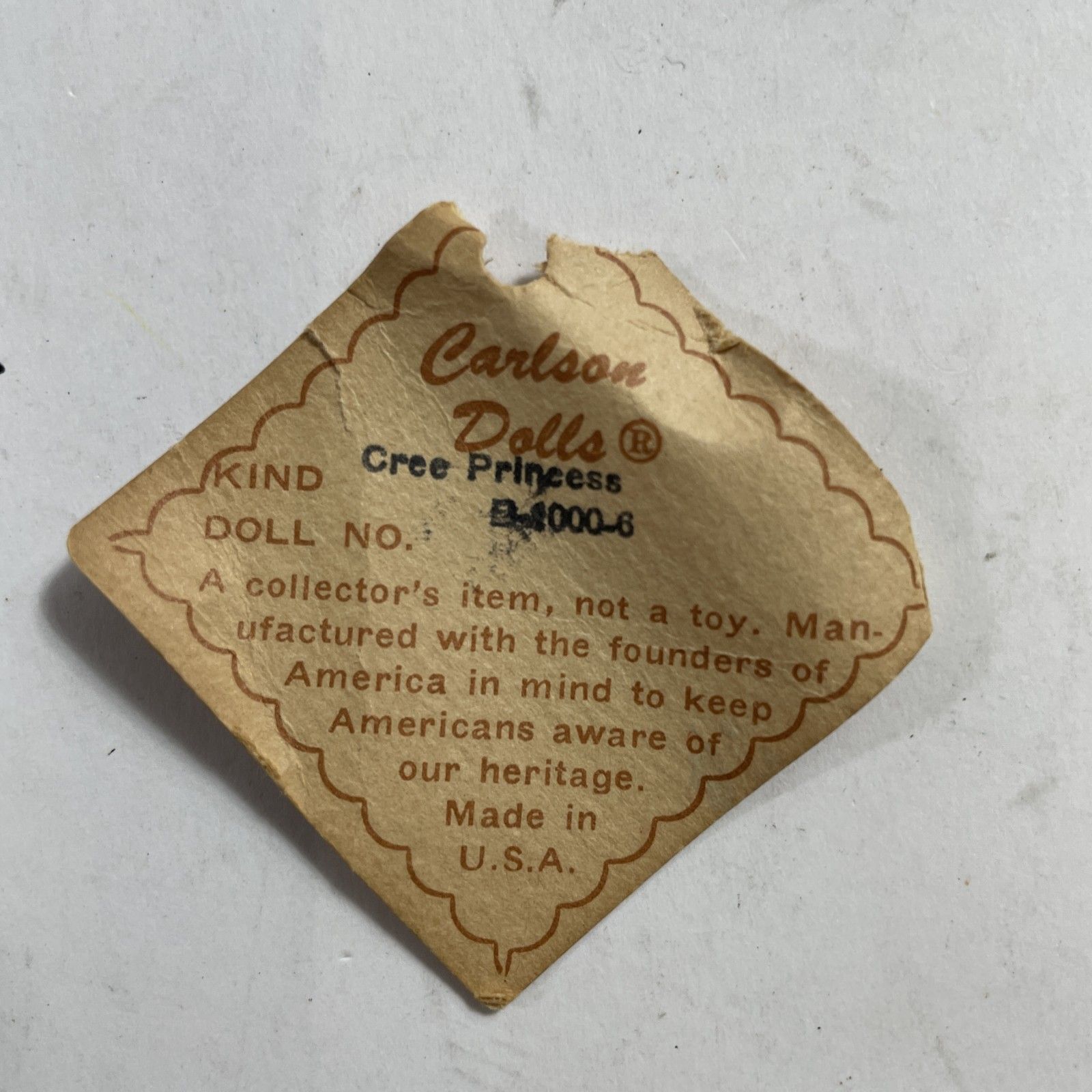 ☆ 希少 Carlson Dolls カールソンドール 2体まとめ インディアン 