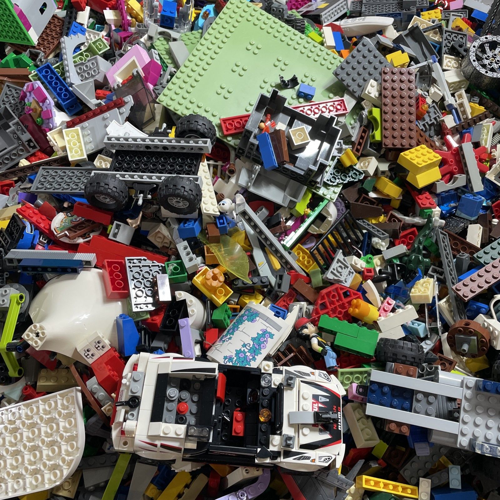 ☆ LEGO レゴ パーツ フィグ 基礎版 など 大量 約11㎏ まとめ商品 日産