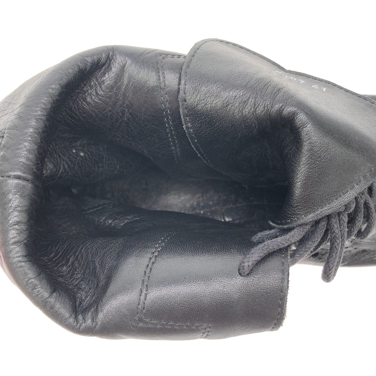 marsell マルセル レースアップレザーブーツ ブラック 41 - メルカリ