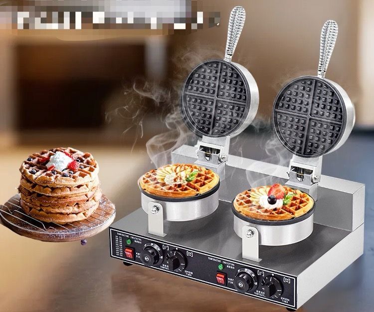 大好評 業務用 自宅で簡単アイス作成 電気 軽食設備 電動アイスクリームコーンワッフルコーンメーカー オムレツメーカー