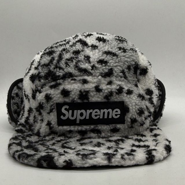 Supreme 17aw Leopard Polar Fleece Earflap Camp Cap シュプリーム