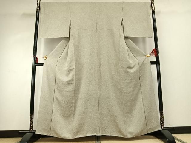 平和屋着物 上質な小紋 霞文 正絹 fy