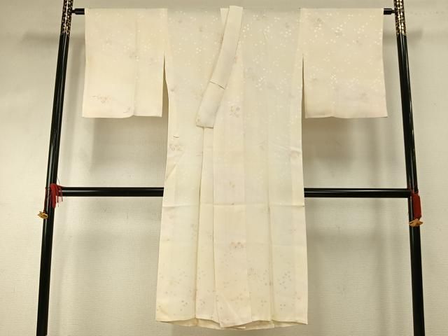 平和屋着物 長襦袢 無双仕立て 舞花文 暈し染め 金彩 正絹 fy