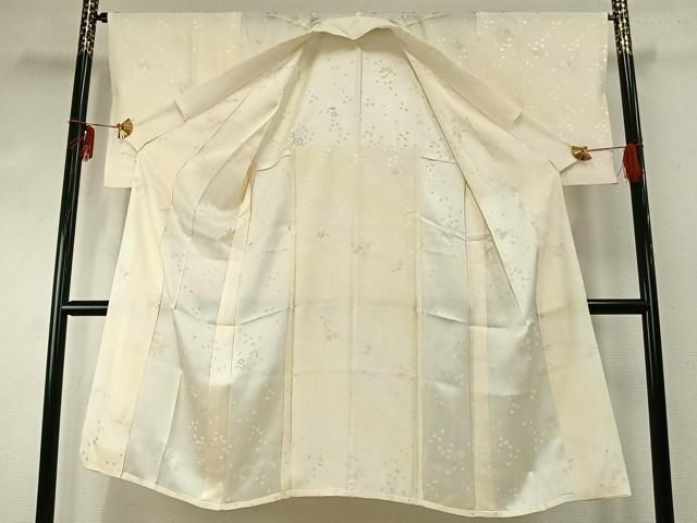 平和屋着物 長襦袢 無双仕立て 舞花文 暈し染め 金彩 正絹 fy