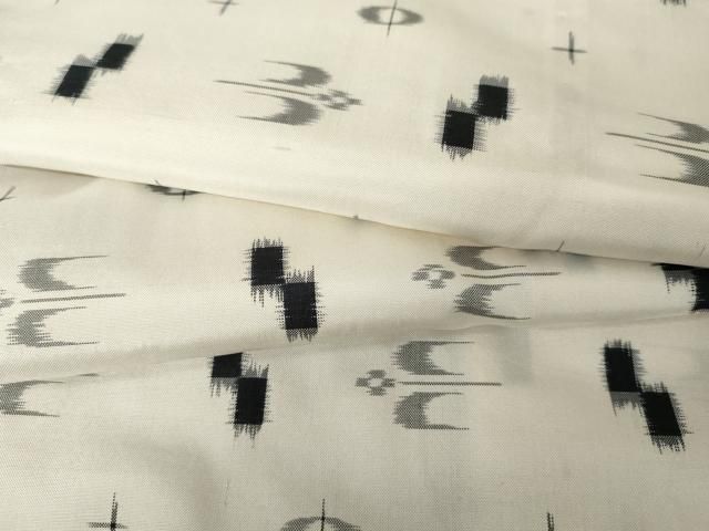 平和屋着物 本場琉球絣 紬 胴抜き仕立て 正絹 cs