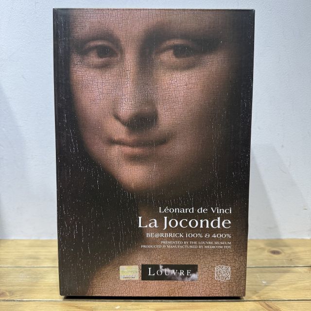 MEDICOM TOY BE RBRICK LEONARD DE VINCI Mona Lisa 100％ 400％ メディコムトイ ベアブリック レオナルドダヴィンチ モナリザ