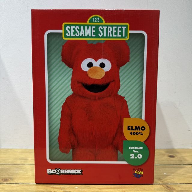 MEDICOM TOY BE BRICK 2025 ELMO COSTUME VER. 2.0 400％ メディコムトイ ベアブリック セサミストリート エルモ フィギュア